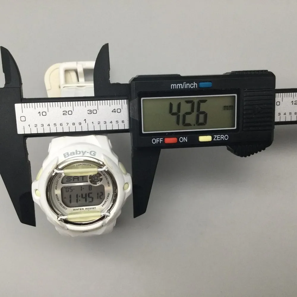 Casio Baby-G Digital Watch Unisex White Alarm 3252 BG-169R 200M New Battery - Picture 14 of 15